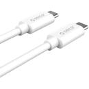 Orico Cablu USB Orico CTC100M-10 USB Type-C - USB Type-C 1m alb