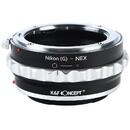 K&F Concept Nikon(G)-NEX adaptor montura Nikon(G) la Sony E-Mount (NEX) KF06.070