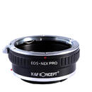 K&F Concept K&F Concept EOS-NEX PRO adaptor montura Canon EOS la Sony E-Mount (NEX)