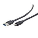 Gembird Gembird USB 3.0 AM to Type-C cable (AM/CM), 0.5m, black