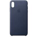 iPhone XS Max Leather cover midnight blue