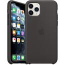 Apple pentru iPhone 11 Pro, Silicon, Black