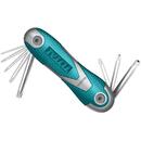 TOTAL Set chei TORX de buzunar, Cr-V (INDUSTRIAL)