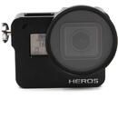 Generic Carcasa / cadru aluminiu cu UV si capac compatibila GoPro Hero 5 Black GoPro Hero 6 Black GP354b
