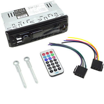 Sistem auto Radio MP3 player auto PNI Clementine 8440, 4x45w, 12V, 1 DIN, cu SD, USB, AUX, RCA
