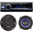 PNI Pachet Radio MP3 player auto PNI Clementine 8524BT 4x45w + Difuzoare auto coaxiale PNI HiFi650, 120W, 16.5 cm