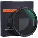 Filtru K&F Concept 62mm Nano-X CPL HD Fader ND2-ND32 Waterproof Japan Optics KF01.1380