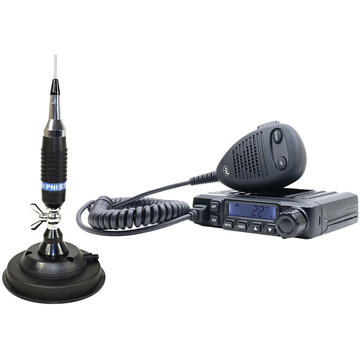 Statie radio Pachet Statie radio CB PNI Escort HP 6500 ASQ + Antena CB PNI S75