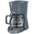 Russell Hobbs 22613-56, Filter coffee machine, Gri, 975 W, 1.25 litri, alimentare cafea macinata, numara cesti 10,panou mecanic, 24 luni