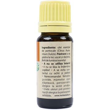 Aparate aromaterapie si wellness PNI Ulei esential de Portocale (Citrus sinensis) 100% pur fara adaos 10 ml