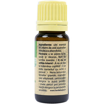 Aparate aromaterapie si wellness PNI Ulei esential de Tea Tree (Arbore de Ceai), 100% pur fara adaos, 10 ml