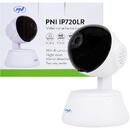 Camera supraveghere video PNI IP720LR 1080P 2 MP cu IP P2P PTZ wireless, slot card microSD