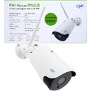 Camera supraveghere video PNI House IP52LR 2MP 1080P wireless cu IP de exterior si interior si slot microSD, mod noapte