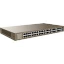 Tenda TEG1050F Switch Rackmount Porturi 48 Gigabit, 2 SFP Carcasa metalica