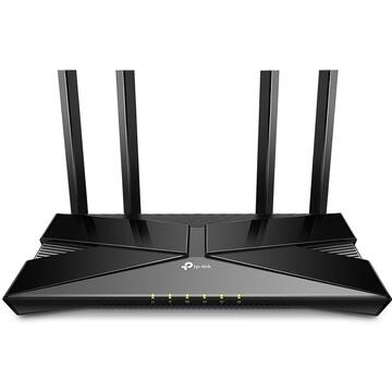 Router wireless TP-LINK WI-FI 6 1800Mbps,1 x WAN Gigabit, 4 porturi LAN Gigabit,  2.4 GHz/5 GHz dual band, 4 antene externe