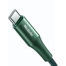 Mcdodo Cablu PD Fast Charge Type-C la Lightning Green (20W, 1.8m, indicator led)
