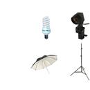 Starter kit lumina continua foto-video cu umbrela de reflexie 101cm