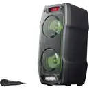 Sharp Party Speaker System with Built-in Battery, DJ Mixer, 14 Hours Playtime, TWS, USB, BT, Karaoke Function, Light Show, 180W
