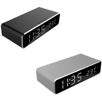 Ceasuri decorative Gembird DAC-WPC-01 alarm clock Digital alarm clock Black