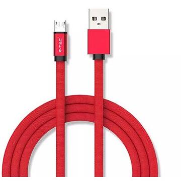 CABLU MICRO USB 1M RUBY EDITION - ROSU