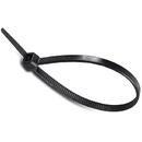 Generic FASETE PRINDERE 4.5MM/15CM SET 100BUC - NEGRU