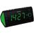 Radio cu ceas FM SRC 170 Sencor, display 1.2 inch, alarma duala, temperatura interioata, negru/verde