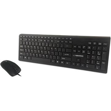 Tastatura KIT tastatura si mouse cu fir Rialto Esperanza