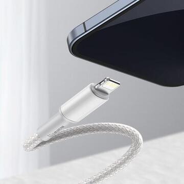 Baseus USB Type-C la tip Lightning, 2 m, 20W,CATLGD-A02, Alb