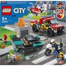 LEGO LEGO City - Stingere de incendiu si urmarire politista 60319, 295 piese