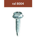 SURUBURI PERFORATOARE RAL8004-ARAMIU 4.8X28MM, 250/SET
