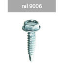 INDEX SURUBURI PERFORATOARE RAL9006-ALUMIN. 4.8X28MM, 250/SET