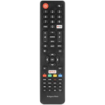 Televizor Kruger Matz 40" Smart Full HD DVB-T2/S2 H 265 HEVC Negru