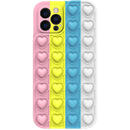 Lemontti Husa Heart Pop it iPhone XR Multicolor 2