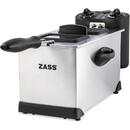 ZASS Friteuza Zass ZDF 02, Putere 2000W, Capacitate 3L, Temporizator 30min, Termostat reglabil 130-190 grade