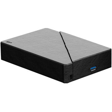 Hard disk extern Silicon Power Stream  S07  6 TB 3,5" USB 3.2 LED  Black