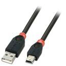 LINDY Cablu Lindy 0,5m USB 2.0 Type A-Mini USB