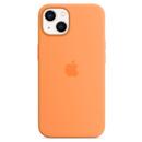 Apple Silicone Case with MagSafe pentru iPhone 13, Marigold