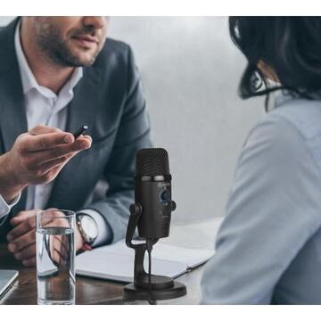 Microfon BOYA BY-PM500 microphone Black Table microphone