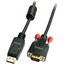LINDY Lindy 41943 video cable adapter 3 m Displayport VGA Black