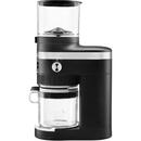 KitchenAid KitchenAid Coffee Grinder Artisan 5KCG8433EOB,Negru, 150 W ,340 gr, Tehnologia de dozare automată, inteligentă ajustează automat timpul de măcinare