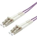 ROLINE ROLINE Fibre Optic Jumper Cable, 50/125 µm, LC/LC, OM4, purple 10 m