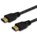 SAVIO SAVIO HDMI (M) Cable, 20m, black, gold tips, v1.4 high speed, ethernet/3D CL-75