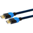 SAVIO Savio GCL-02 HDMI cable 1.8 m HDMI Type A (Standard) Black,Blue