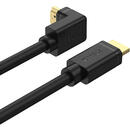 UNITEK UNITEK Y-C1002 HDMI 2.0, 90° 4K60HZ,2M cable  Black