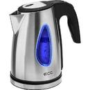 ECG ECG RK 1740 electric kettle 1.7 L 2000 W Black, Stainless steel