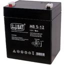 MPL POWER ELEKTRO MPL megaBAT MB 5-12 UPS battery Sealed Lead Acid VRLA AGM 12 V 5 Ah Black