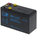 MPL POWER ELEKTRO MPL MW POWER MW 7.2-12 UPS battery Lead-acid accumulator VRLA AGM Maintenance-free 12 V 7,2 Ah Black