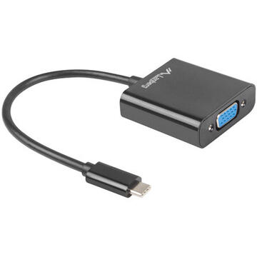 LANBERG USB-C ADAPTER 3.1 (M) -> VGA (F) 15CM