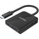 UNITEK UNITEK V1408A USB graphics adapter Black