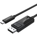 UNITEK UNITEK V1146A cable gender changer USB-C DisplayPort Black